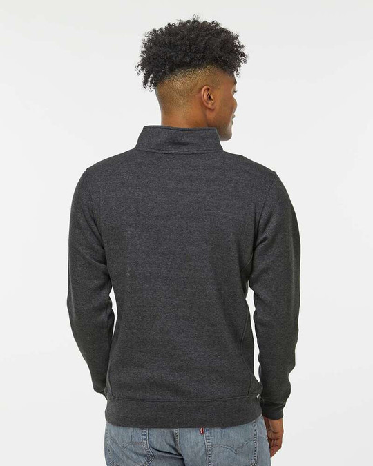 J. America 8717 - Heavyweight Fleece Quarter-Zip Sweatshirt