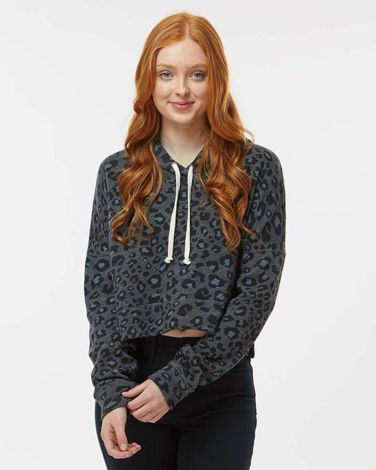J. America 8853 - Sudadera con Capucha Recortada para Mujer