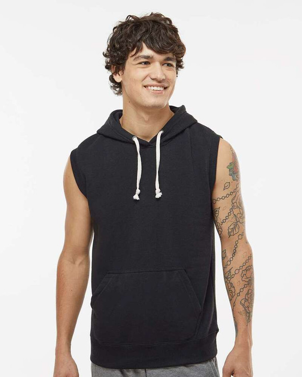 J. America 8877 - Sudadera sin mangas con capucha Triblend