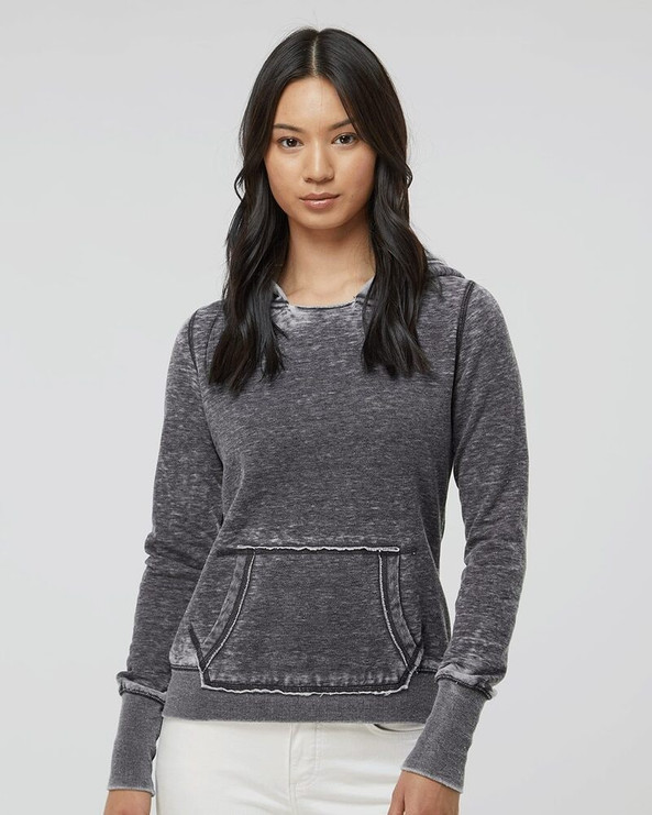 J. America 8912 - Women's Zen Fleece Hooded Sweatshirt