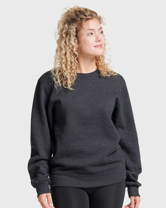 Jerzees 701MR - Sudadera Eco™ Premium Blend Ring-Spun de cuello redondo