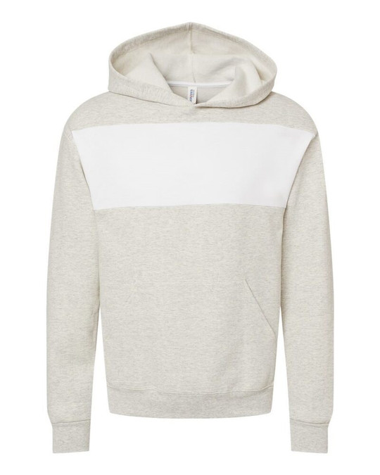 Jerzees 90MR - Sudadera con capucha de raglán de felpa francesa Snow Heather
