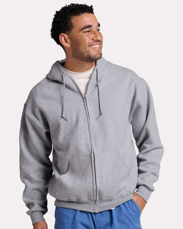 JERZEES Z12MR - Rugged Full-Zip Hooded Sweatshirt