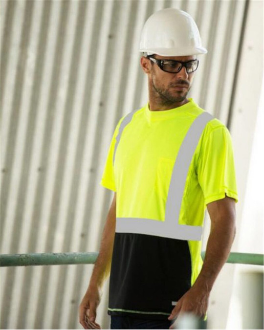 Kishigo 9162 - Camiseta Clase 2 Black Bottom