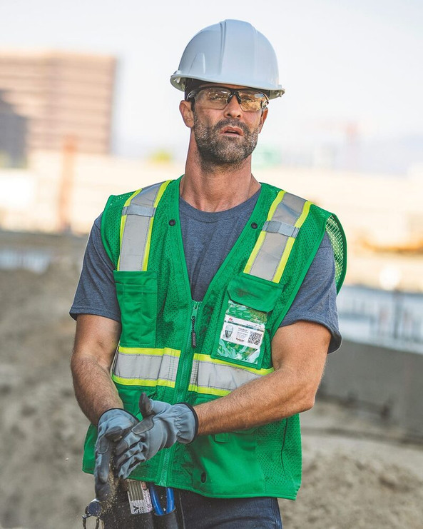 Kishigo B100-111 - EV Series® Enhanced Visibility Multi-Pocket Mesh Vest