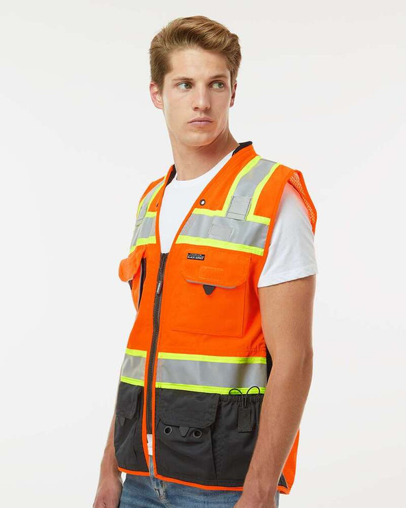 Kishigo S5002-5003 - Premium Black Series® Surveyors Vest