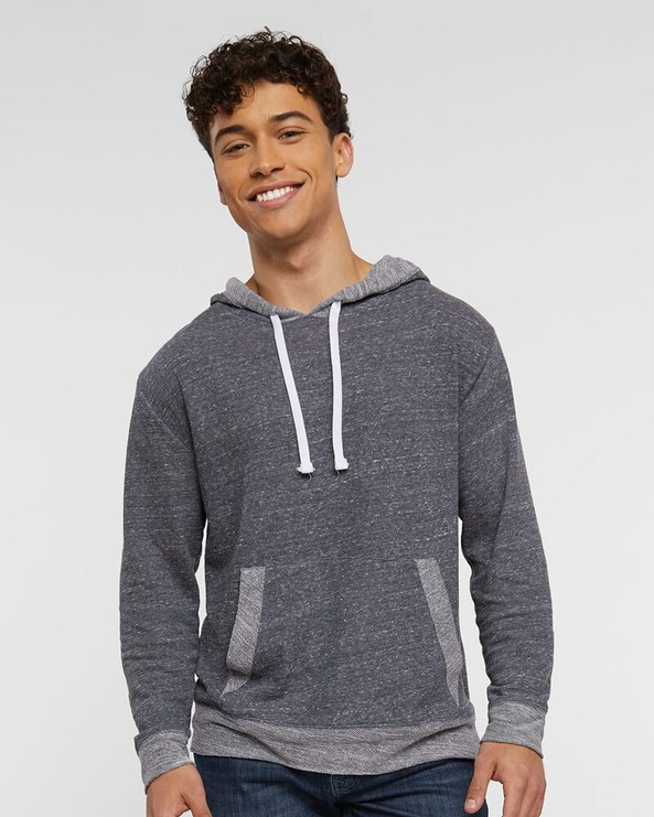 LAT 6779 - Adult Harborside Melange French Terry Hooded Sweatshirt