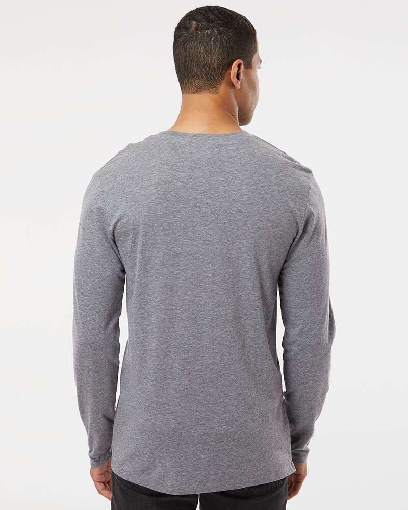 LAT 6918 - Camiseta de Manga Larga de Jersey Fino para Hombre
