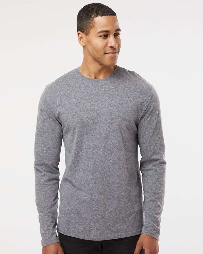 LAT 6918 - Camiseta de Manga Larga de Jersey Fino para Hombre