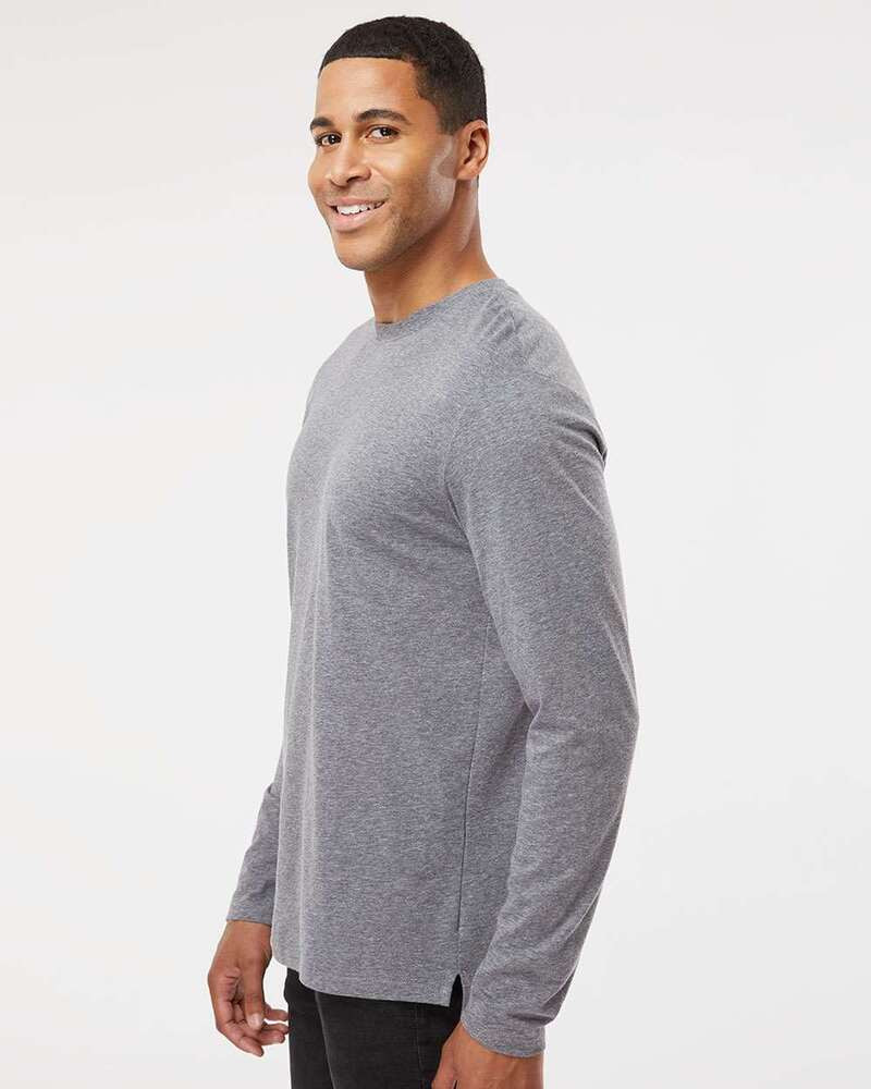 LAT 6918 - Camiseta de Manga Larga de Jersey Fino para Hombre