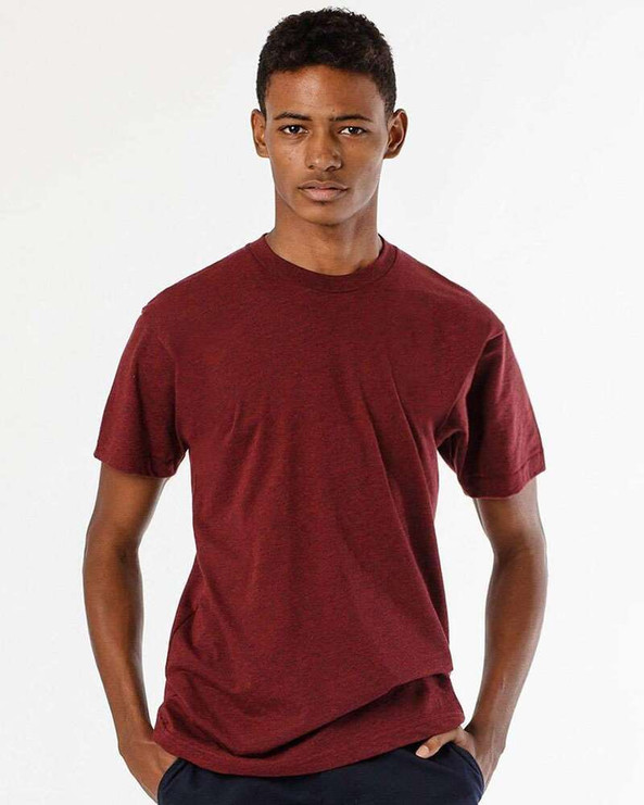 Los Angeles Apparel FF01 - USA-Made 50/50 Poly/Cotton T-Shirt