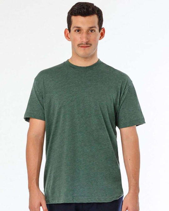 Los Angeles Apparel FF01 - USA-Made 50/50 Poly/Cotton T-Shirt