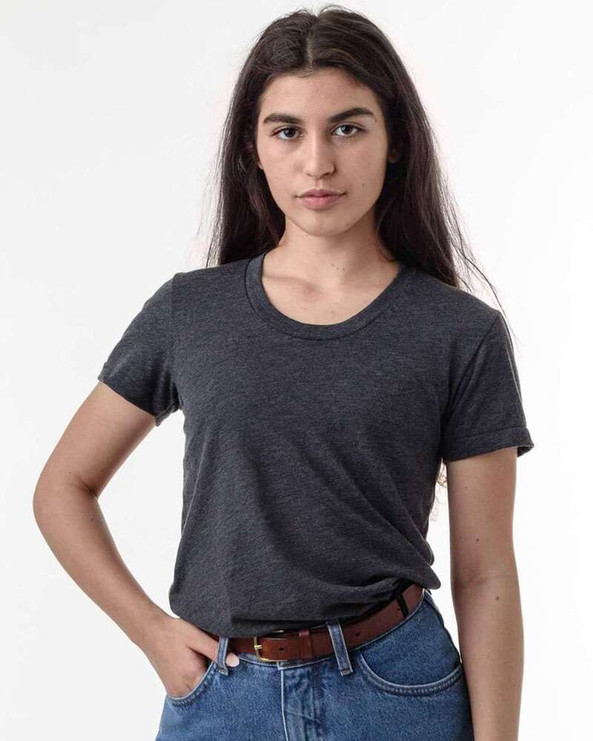 Los Angeles Apparel FF3001 - USA-Made Women's 50/50 T-Shirt
