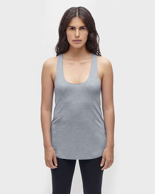 Los Angeles Apparel TR3008 - Camiseta sin mangas de espalda deportiva para mujer hecha en USA