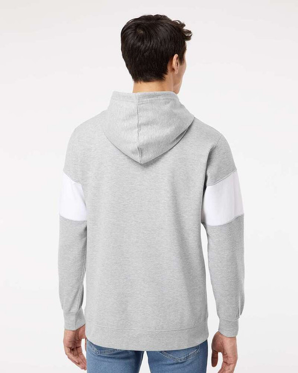 MV Sport 22709 - Classic Fleece Colorblocked Hooded Sweatshirt