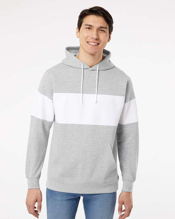 MV Sport 22709 - Classic Fleece Colorblocked Hooded Sweatshirt