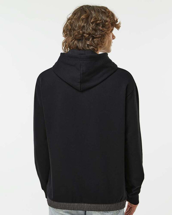 MV Sport 23112 - Mixed Media Hooded Sweatshirt