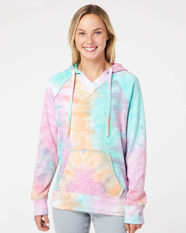 MV Sport W1162 - Courtney Burnout V-Notch Sweatshirt