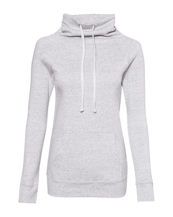 MV Sport W20155 - Women’s Space-Dyed Cowl Neck Sweatshirt