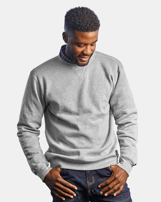 Nautica N17175 - Sudadera de cuello redondo Anchor Fleece