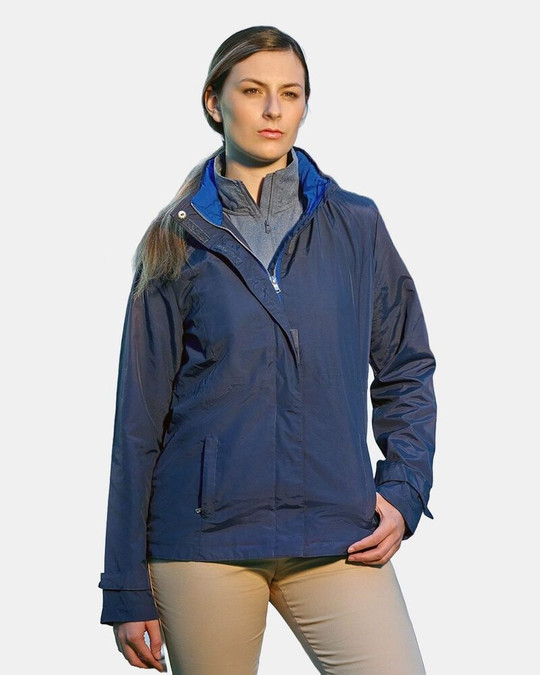 Nautica N17183 - Chaqueta Impermeable con Capucha Women's Voyage