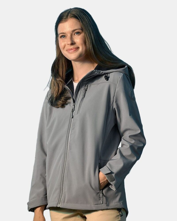 Nautica N17790 - Women's Wavestorm Hooded Soft Shell Jacket
