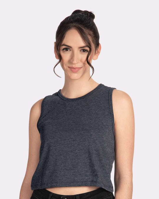 Next Level 5083 - Camiseta de Festival Crop para Mujer