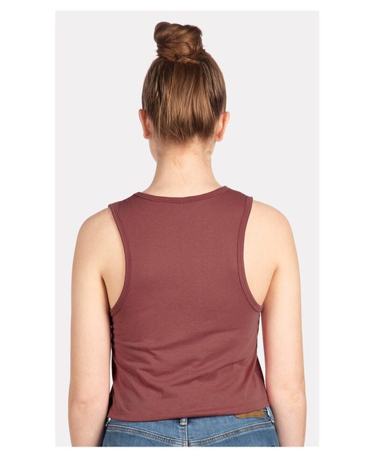 Next Level 5083 - Camiseta de Festival Crop para Mujer