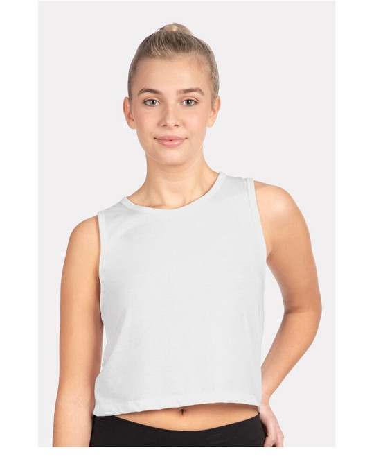 Next Level 5083 - Camiseta de Festival Crop para Mujer