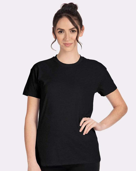 Next Level 6600 - Camiseta Relajada de Mujer CVC