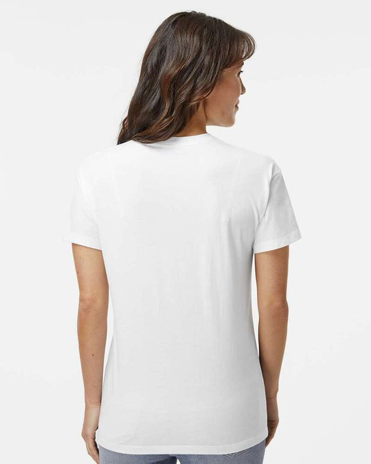 Next Level 6600 - Camiseta Relajada de Mujer CVC