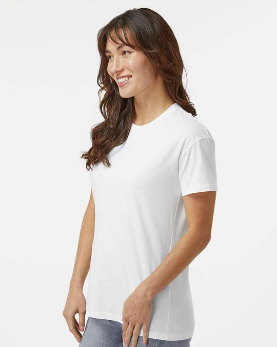 Next Level 6600 - Camiseta Relajada de Mujer CVC