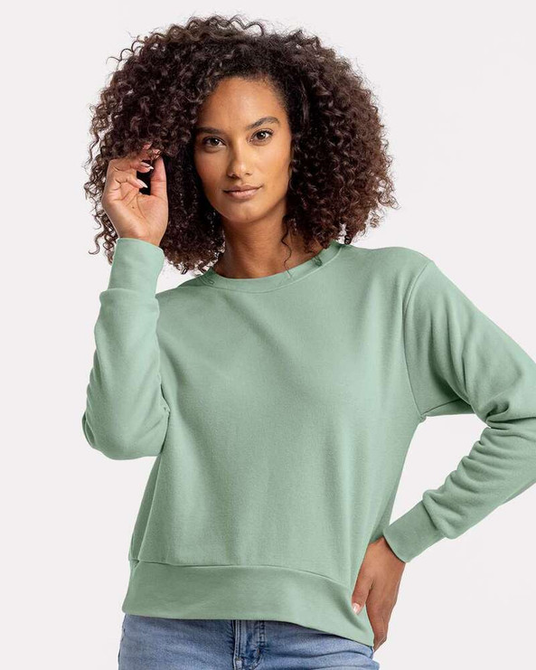 Next Level 9084 - Women's Laguna Sueded Sweatshirt