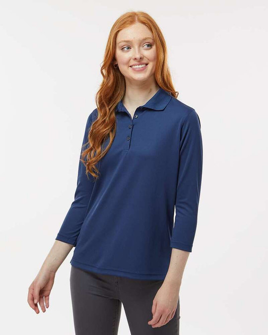 Paragon 120 - Women's Lady Palm Three-Quarter Sleeve Polo