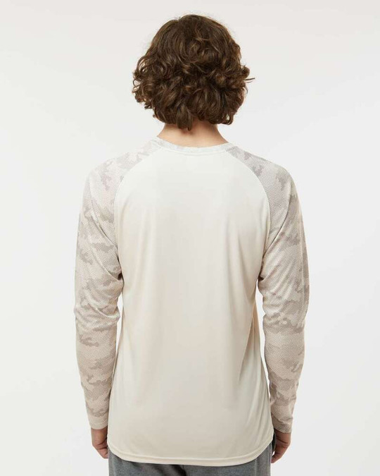 Paragon 216 - Cayman Performance Camo Colorblocked Long Sleeve T-Shirt