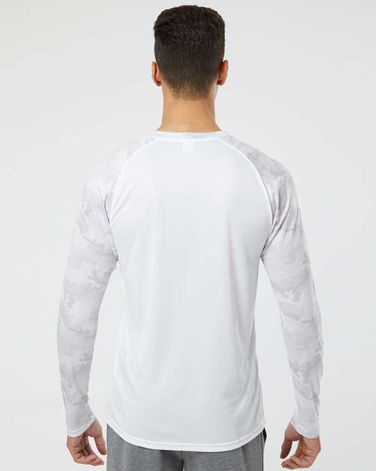 Paragon 216 - Cayman Performance Camo Colorblocked Camiseta de Manga Larga