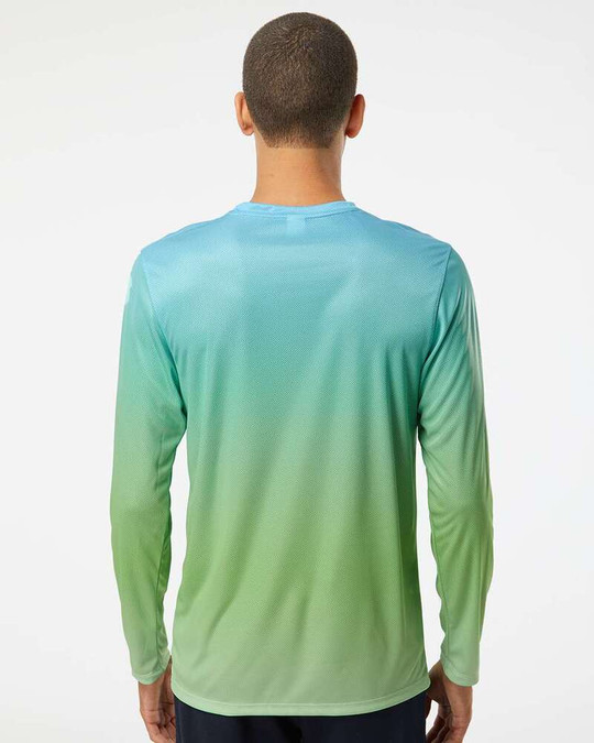 Paragon 225 - Barbados Performance Pin Dot Long Sleeve T-Shirt