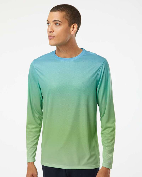Paragon 225 - Barbados Performance Pin Dot Long Sleeve T-Shirt