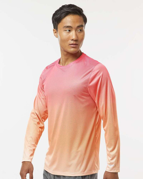 Paragon 225 - Barbados Performance Pin Dot Long Sleeve T-Shirt