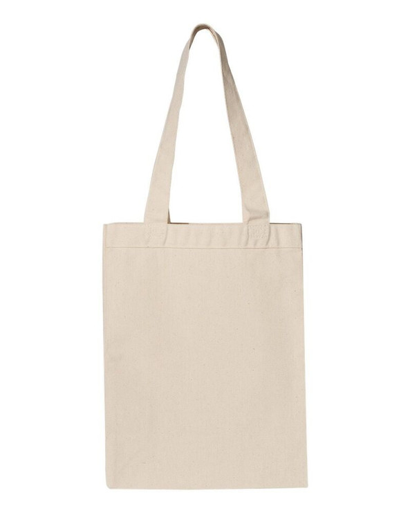 Q-Tees Q1000 - Canvas Gusset Shopping Tote Bag