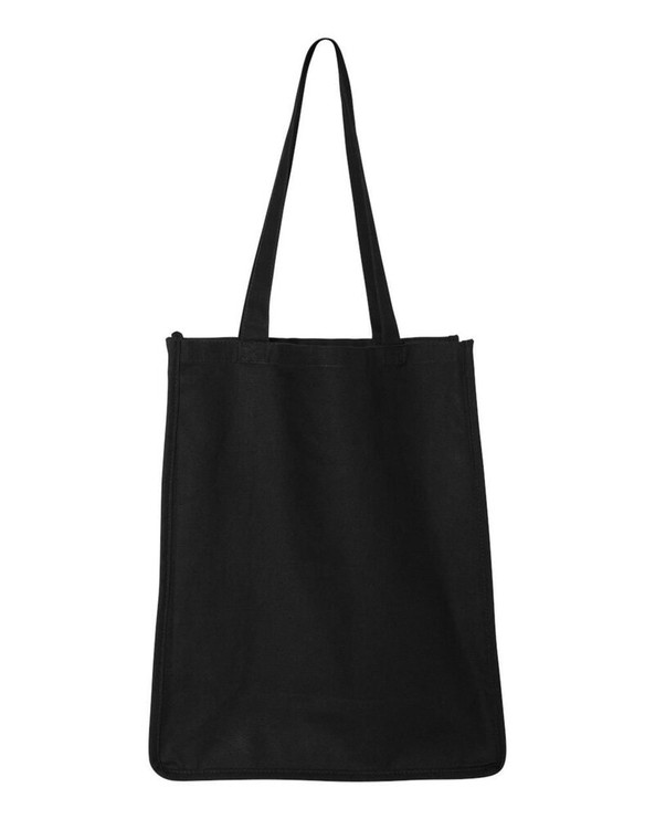 Q-Tees Q125400 - Canvas Jumbo Shopper with Gusset