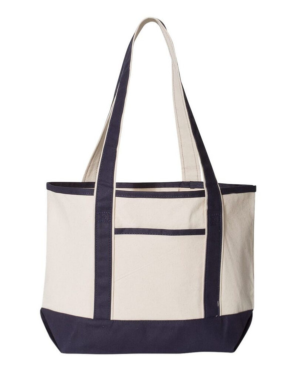 Q-Tees Q125800 - Small Canvas Deluxe Tote Bag