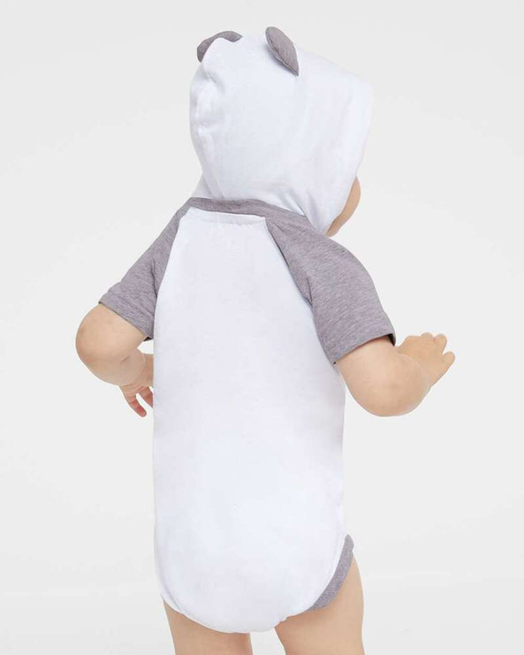 Rabbit Skins 4417 - Infant Character Hooded Bodysuit with Ears
