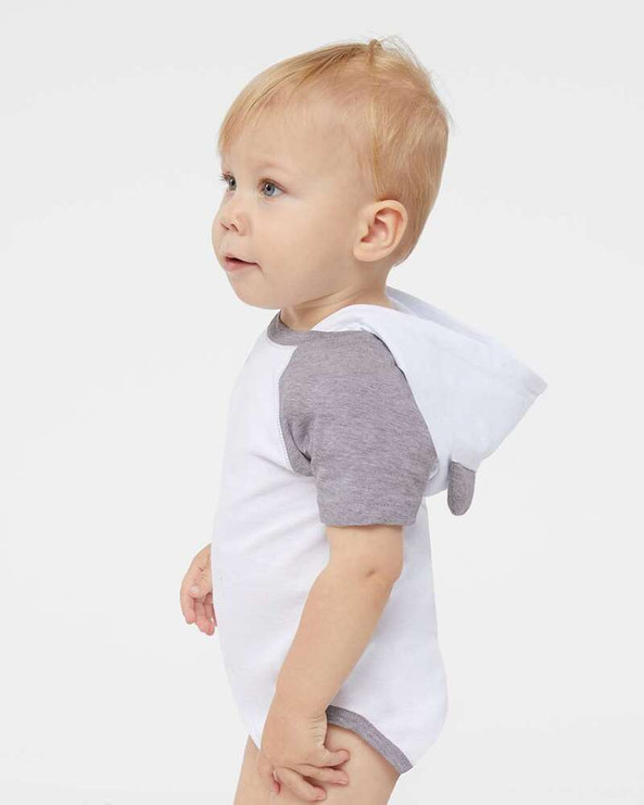 Rabbit Skins 4417 - Infant Character Hooded Bodysuit with Ears