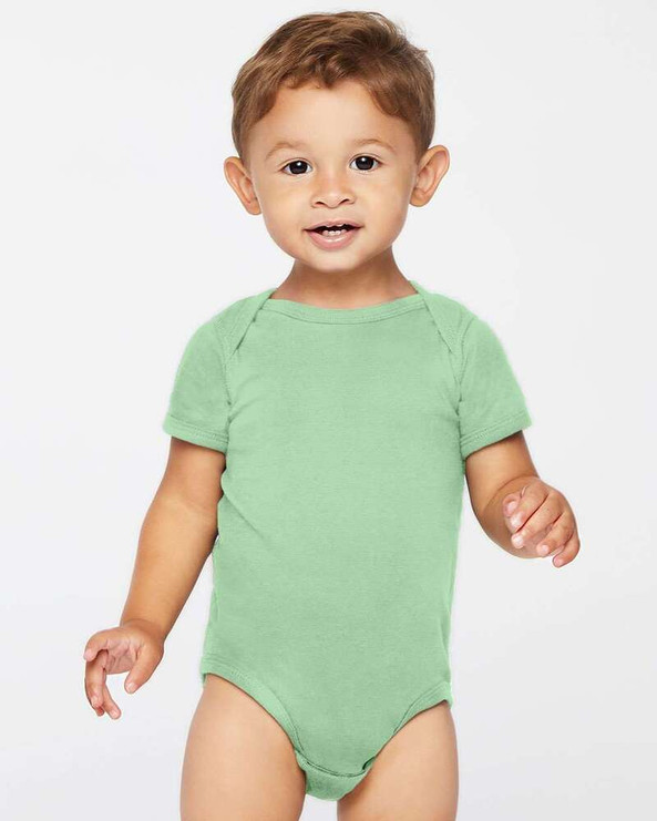 Rabbit Skins 4424 - Fine Jersey Infant Lap Shoulder Creeper