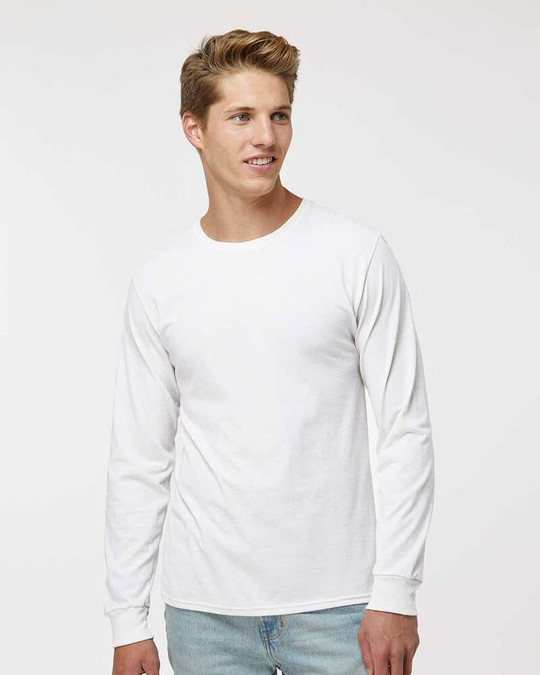 Russell Athletic 64LTTM - Camiseta de Manga Larga Dri Power® CVC Performance