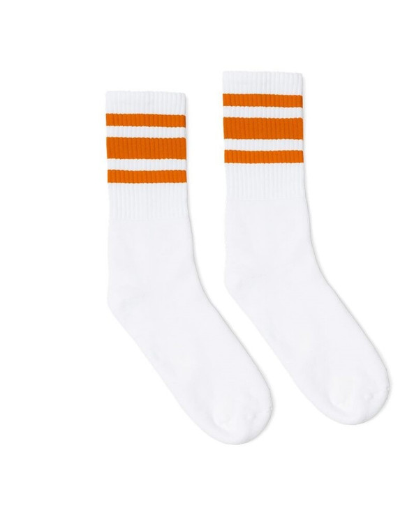 SOCCO SC100 - USA-Made Striped Crew Socks