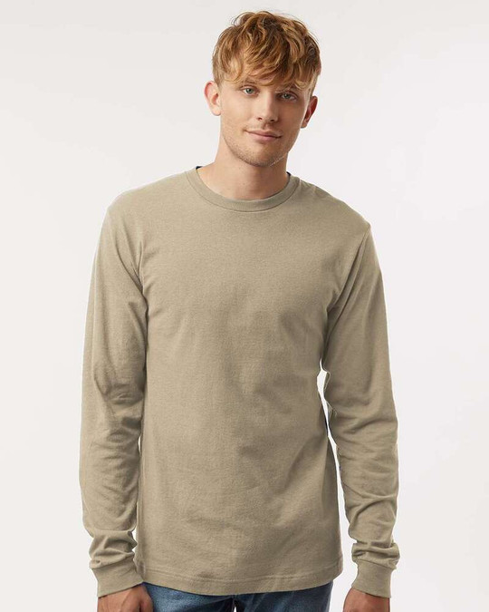 Tultex 202LS - Camiseta de Manga Larga de Jersey Fino