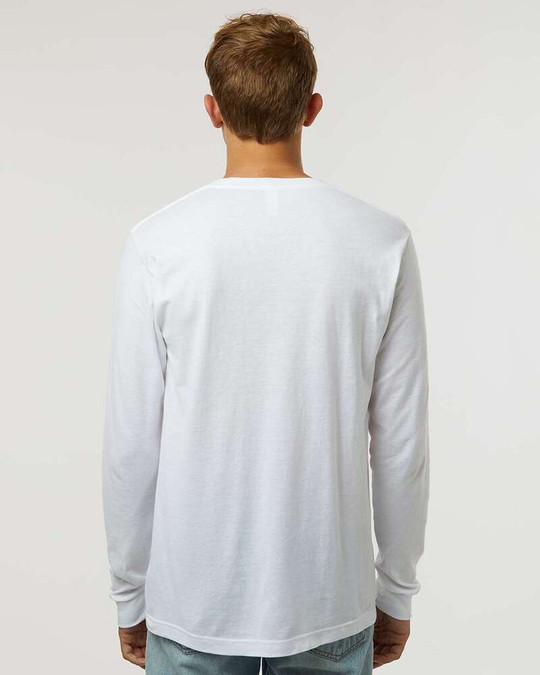 Tultex 202LS - Camiseta de Manga Larga de Jersey Fino