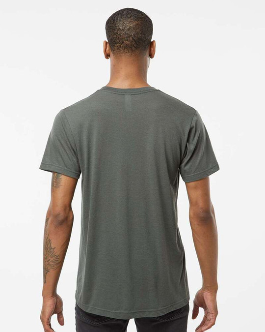 Tultex 207 - Camiseta de Cuello en V Rica en Poliéster